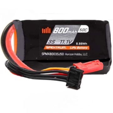 Spektrum 800mAh 3S 11.1V 50C LiPo with JST 
