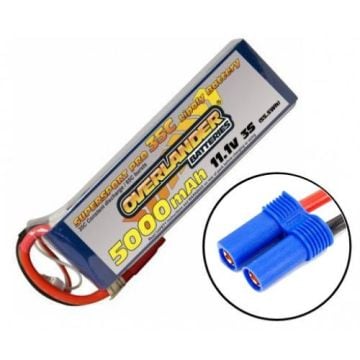 5000mAh 6S 22.2v 35C LiPo Battery - Overlander Supersport 