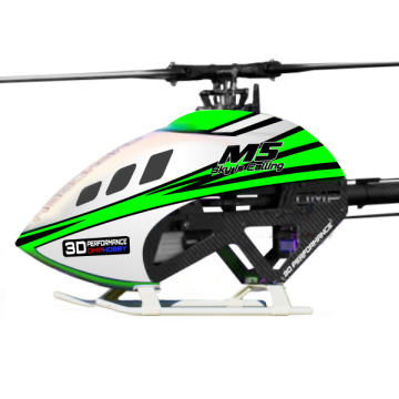 OMP Hobby M5 Helicopter KIT With Main and Tail Blades - Green