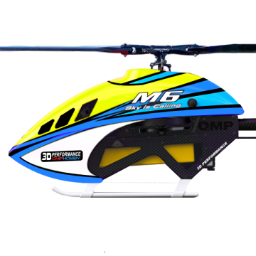 OMPHobby M6 Helicopter KIT With Main and Tail Blades - Yellow