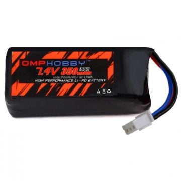 Omp Hobby LIPO Lithium Battery set 2S 350mAh 50C OSHM1024