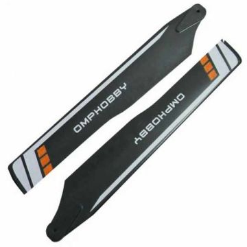 OMP M2 Explore Main Blades 173mm - Orange OSHM2107