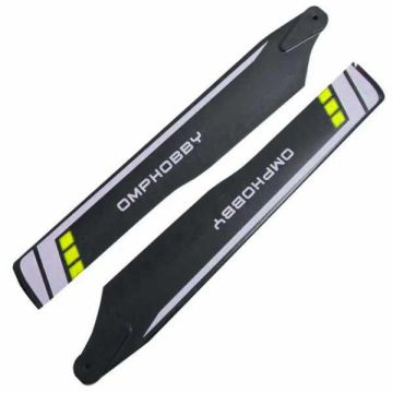 OMP M2 Explore Main Blades 173mm - Yellow OSHM2108