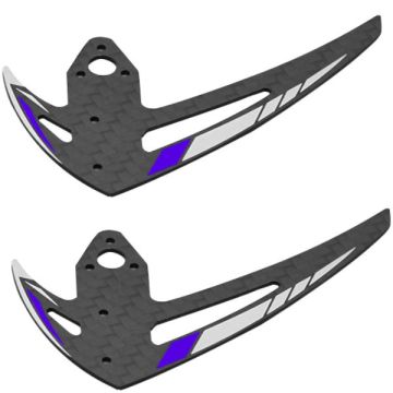 Omp Hobby Vertical Stabilizer set-Elegant White OSHM2328W