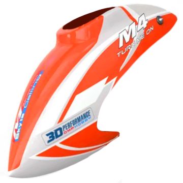 OMPHobby M4 Helicopter Canopy - Charm Orange OSHM4061O