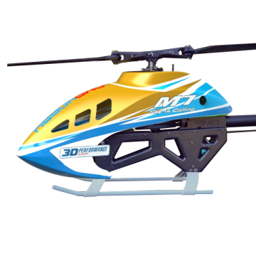 OMP Hobby M7 Kit with Azure main and tail blades - Gold