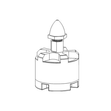 DJI Phantom Motor Right Hand Side CW Part 22 DJIPH22-CW