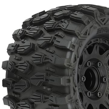 Proline Hyrax 2.8 Tyres On Raid Blk R/Hex Wheels Stampede