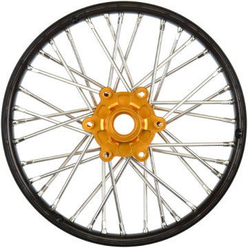 Promoto-MX Aluminium V2 Bead Rear Wheel - Black/Gold