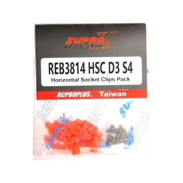 RCProPlus Horizontal Socket Clips Pack (D3) REB3814HSCD3S4