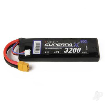 2S 3200mAh 7.4V 30C XT60 Radient LiPo RDNB32002S30XT60