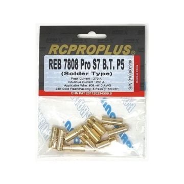 RCPROPLUS PRO S7 7mm Connector Only (5M, 5F)