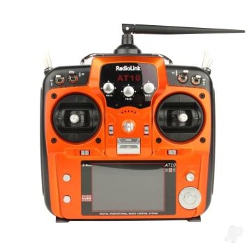 AT10II RadioLink 2.4GHz 12-Channel Transmitter with Receiver (Orange) RLKT121006