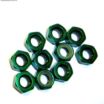 M5 (4 Pcs) CW Lock Nuts Orange AT-LockNutM5-CW-Green