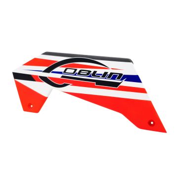 SAB Kraken 580 DX (Right) Low Side Frame Orange/Blue H2104-S