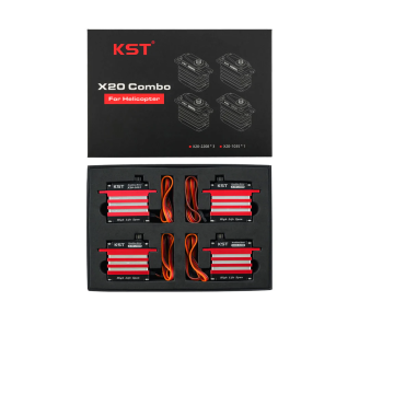X20 Combo Brushless Servos - X20-2208 + X20-1035 Combo Set for RC Helicopter