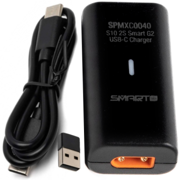 Specktrum S10 G2 LiPo USB-C Smart Charger, IC2 Connector O-SPMXC0040