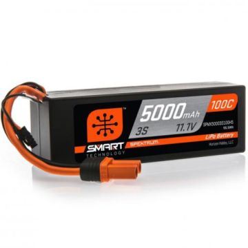 Spektrum 5000mAh 3S 11.1V 100C Smart LiPo Hardcase IC5
