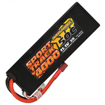 3S 4000mAh 11.1v 50C Hard Case Overlander Sport Track LiPo