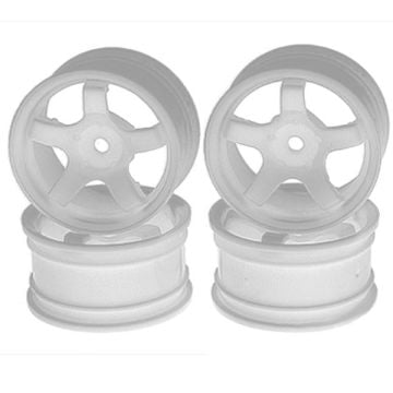 Sweep Mini 5-Spoke Wheel Type A White (4) SW0001