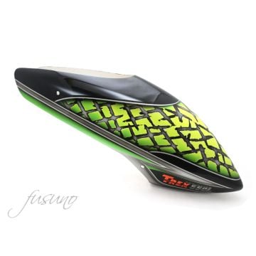 Fusuno Green Salac Fiberglass Canopy Trex 550L Dominator FUC-T550-L04