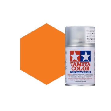 Tamiya PS-7 Orange Polycarbonate Spray Paint 86007