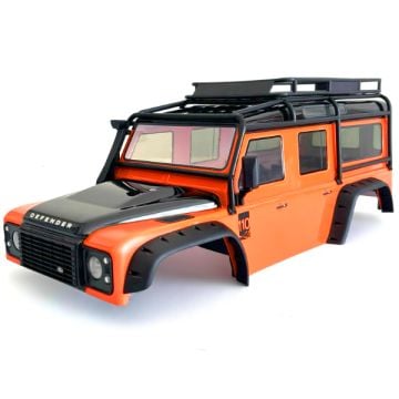 Traxxas TRX-4 Land Rover Defender Adventure Edition Bodyshell - Orange