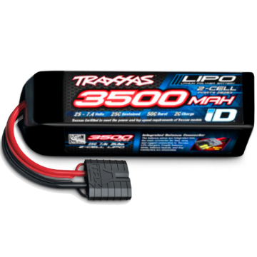 3500mAh 7.4V 2-Cell 25C LiPo Battery TRX2825X