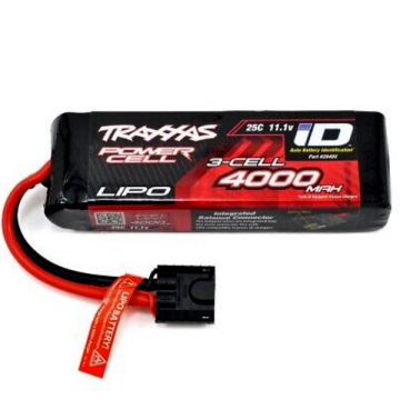 4000mAh 11.1V 3S 25C LiPo ID Battery O-TRX2849X