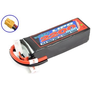 4S 2200Mah 14.8V 30C Voltz Lipo Battery W/Xt60 VZ0422004SXT60