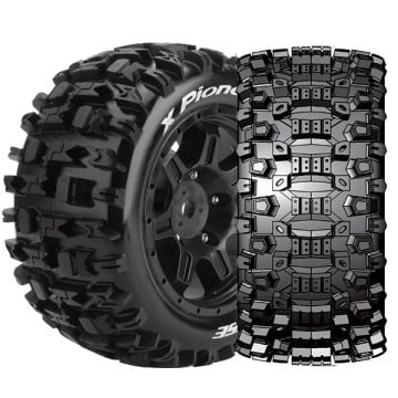 Louise RC X-Pioneer Wheels & Tyres for Arrma Kraton 8s 24mm Hex 1-Pair L-T3296BM
