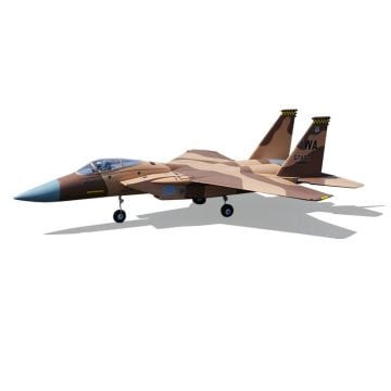 Xfly Twin 40Mm F-15 Edf 710Mm Jet W/O Tx/Rx/Batt - Desert
