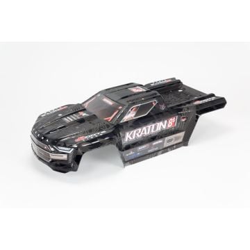Arrma Kraton 8S EXB Finished Black Body shell Z-ARA409008