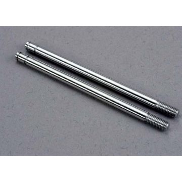 Shock shafts, steel, chrome finish (xx-long) (2) Z-TRX2656