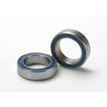 Ball bearings, blue rubber sealed (10x15x4mm) (2) Z-TRX5119