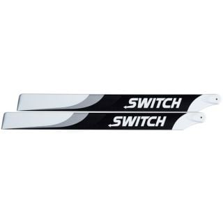 600291907608 Switch Blades 553mm Premium Carbon Fiber Rotor Blade Set SW-553 Flybarless