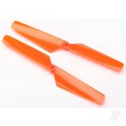 Rotor blade Set, orange (2 pcs) / 1.6x5mm BCS (2 pcs) TRX6630