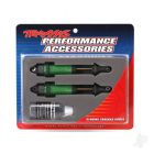 Shocks, GTR XX-Long Green-anodized, PTFE-coated bodies with TiN shafts (fully assembled, with out springs) (2 pcs) TRX7462G