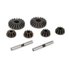 Differential Gear and Shaft Set: 8B,8T Z-LOSA3502