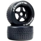 Arrma Dboots Hoons Belted Tyre 53/107 2.9 White on 5-Spoke Black Wheel 1-Pair Z-ARA550073