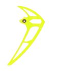 Mikado Logo 550 Vertical Stabilizer Neon Yellow MIK4770