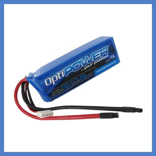 14.8v 2150mAh 4S 35C Optipower Lipo Cell Battery OPR21504S 