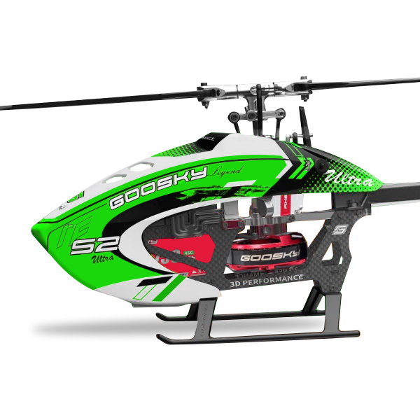 Goosky S2 Ultra Brushless Micro RC Helicopter BNF Kit (Green