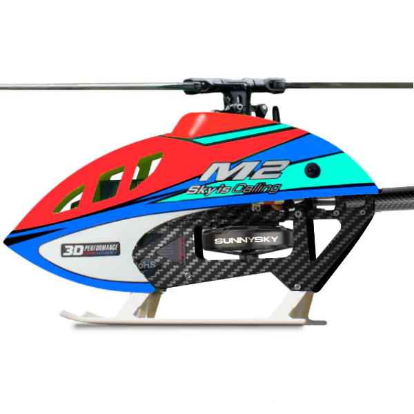 OMPHOBBY M2 V3 PRO 3D Aerobatic RC Helicopter Combo (Cosmic Orange