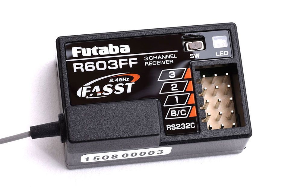 Futaba R603FF 受信機 R603FF (FASST) Surface Receiver - FutabaUSA