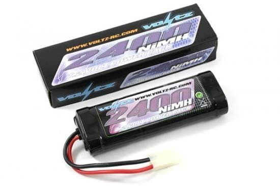 Voltz 2400mah 7.2v Stick Battery NIMH with Tamiya Plug for Radio Controlled Cars 
