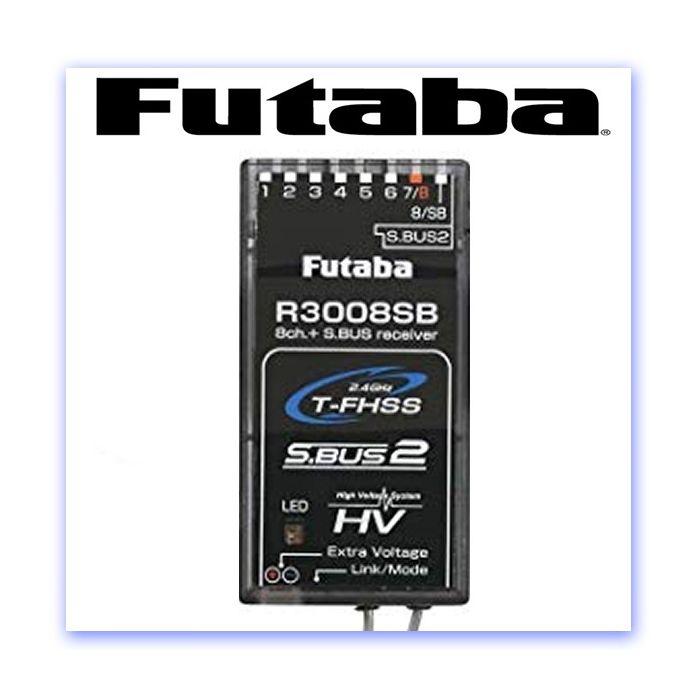 Futaba R3008SB 2.4GHz FHSS SBUS Telemetry Receiver FUTL7685 10J 