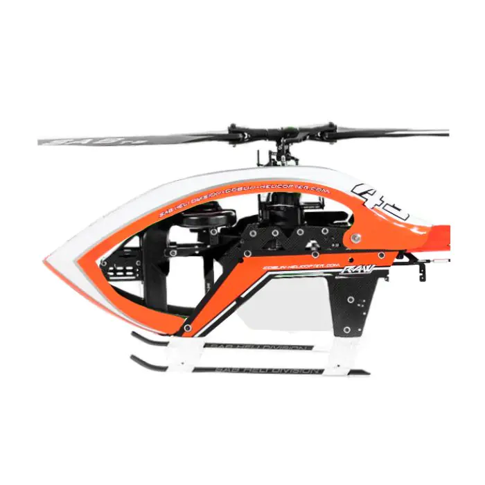 Goblin RAW 700 Nitro RC Helicopter White Orange SG737 SG737