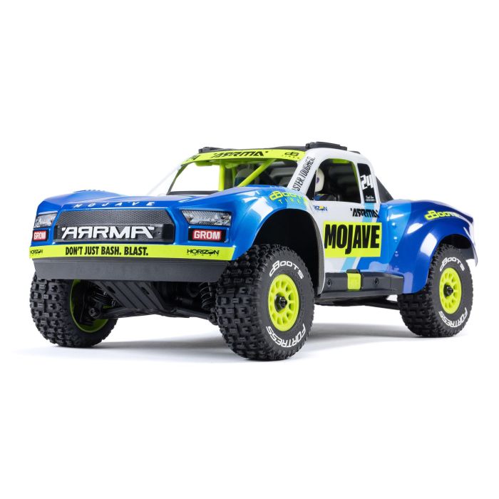 Arrma MOJAVE GROM MEGA 380 Brushed 4X4 Small Scale Desert Truck RTR - Blue Arrma MOJAVE GROM MEGA 380 Brushed 4X4 Small Scale Desert Truck RTR - Blue