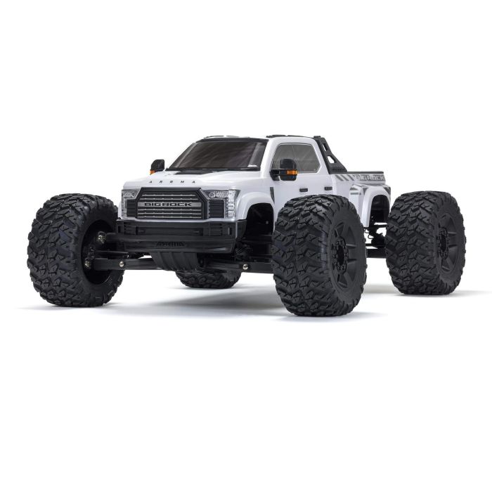 Arrma 1/7 BIG ROCK 6S 4X4 BLX Monster Truck RTR White C-ARA7612T3